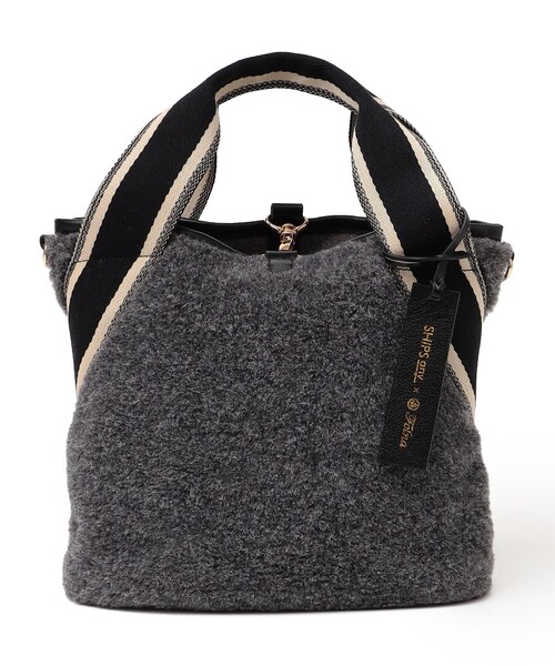 シップス エニィ（SHIPS any）/【SHIPS any別注】Folna: 2WAY ライン リバーシブル ショルダー バッグ SHIPS any別注】Folna: 2WAY ライン リバーシブル ショルダー バッグ