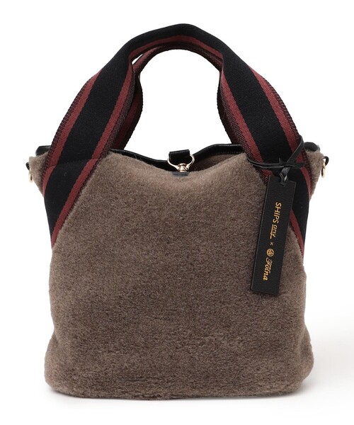 SHIPS any 別注Folna:2WAYラインリバーシブルショルダーバッグ 追加予約》【SHIPS any別注】Folna: 2WAY ライン リバーシブル