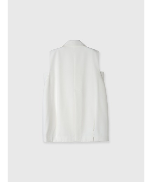 EIMY ISTOIRE(エイミーイストワール)の「タックバルーンジレ(その他アウター・レディース・グレー/ブラック/ベージュ/ホワイト・F)」の18枚目の写真