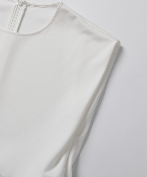 Fit more（フィットモア）の「裾カーブバルーントップス（Tシャツ/カットソー・レディース・ミント/ピンク/ブラック・FREE）」の16枚目の写真