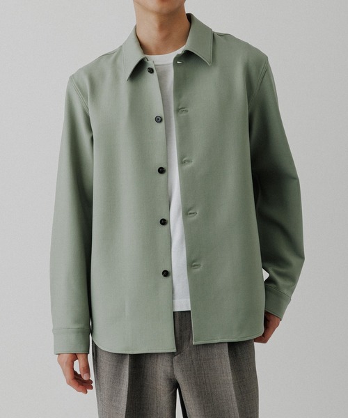 セール】ダブルクロス シャツ ジャケット（シャツ/ブラウス）｜ADAM ET