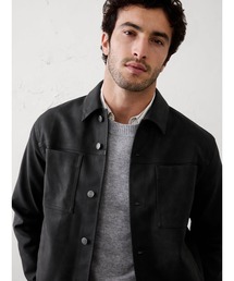 BANANA REPUBLIC FACTORY STORE（バナナリパブリック ファクトリーストア）の「◆BANANA REPUBLIC FACTORY STORE  ヴィーガンレザー トラッカージャケット（その他アウター）」