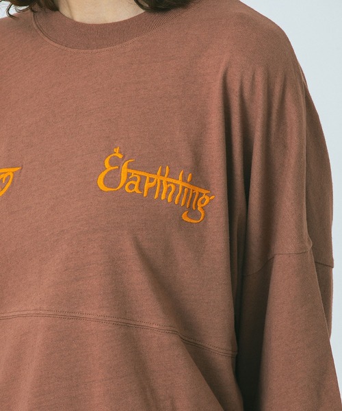 HLAADA for ROSEBUD)EMBROIDERY FOOT BALL TEE（Tシャツ