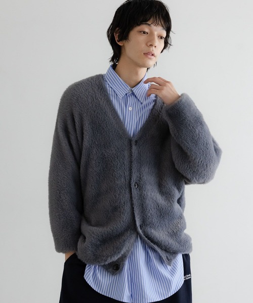 LFM(U)】シャギーヤーンカーディガン 571346（カーディガン/ボレロ