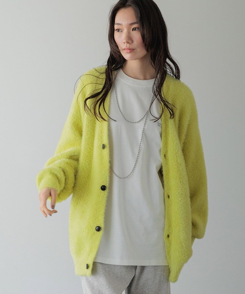 セール】【LFM(U)】シャギーヤーンカーディガン 571346（カーディガン