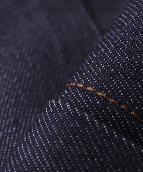 B.C STOCK（ベーセーストック）の「8.5oz テンセルデニム BRIGHT スタンドカラージャケット（デニムジャケット・メンズ・ブラック/ネイビー・MEDIUM/LARGE）」の17枚目の写真