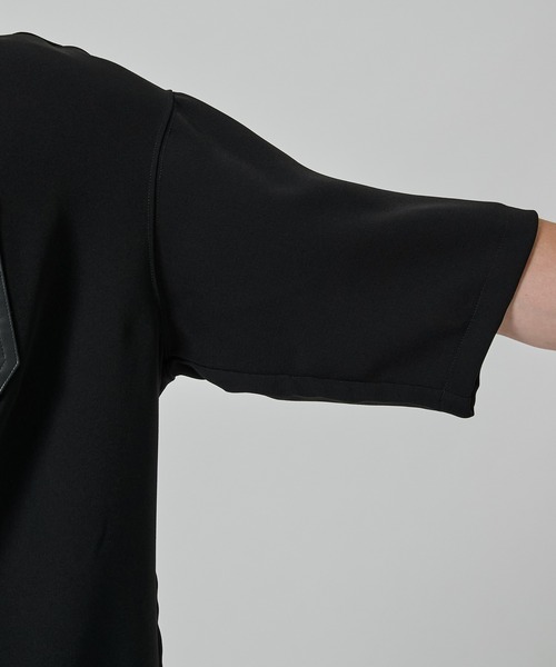 STUDIOUS(ステュディオス)の「【STUDIOUS】SUMMER ESSENTIAL DRAWCORD TEE(Tシャツ/カットソー・メンズ・ブラック・1/2)」の13枚目の写真