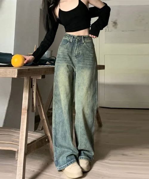 REBALANCE(リバランス)の「デニムパンツ_ヴィンテージ(デニムパンツ・レディース・A・X-LARGE/LARGE/MEDIUM)」の2枚目の写真