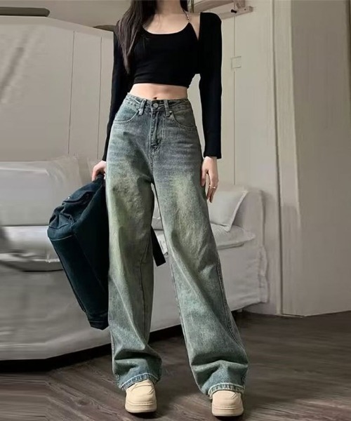 REBALANCE(リバランス)の「デニムパンツ_ヴィンテージ(デニムパンツ・レディース・A・X-LARGE/LARGE/MEDIUM)」の3枚目の写真