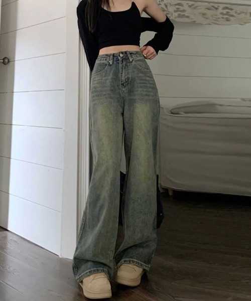 REBALANCE(リバランス)の「デニムパンツ_ヴィンテージ(デニムパンツ・レディース・A・X-LARGE/LARGE/MEDIUM)」の4枚目の写真