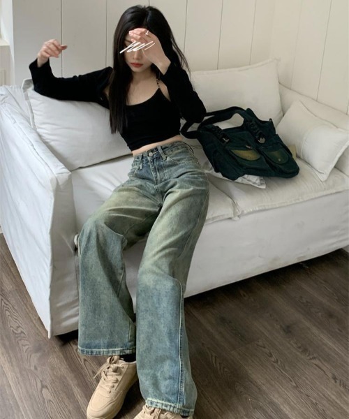 REBALANCE(リバランス)の「デニムパンツ_ヴィンテージ(デニムパンツ・レディース・A・X-LARGE/LARGE/MEDIUM)」の11枚目の写真