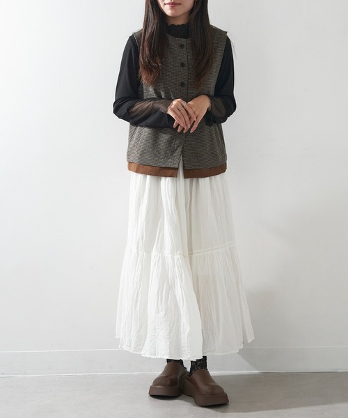 SETUP7（セットアップセブン）の「【SETUP7】厚底バックオープンサボ  クロックサンダル　ボリュームソール　KNF-TP（サンダル・レディース・ブラウン/ブラック・38/37/36）」の16枚目の写真