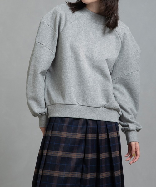 MARECHAL TERRE（マルシャルテル）の「カラースウェットトップス（スウェット・レディース・グレー/ブラック/ダークブルー/ホワイト/レッド・MEDIUM）」の4枚目の写真