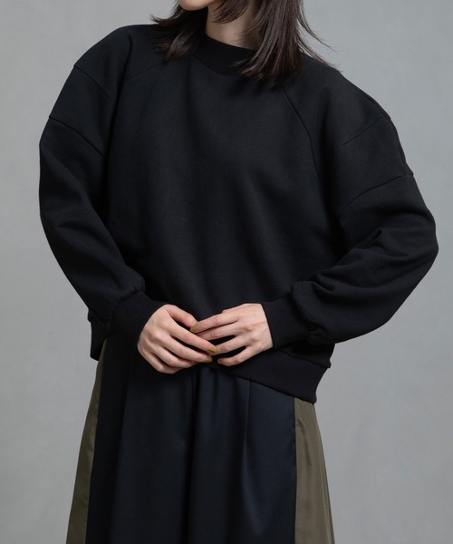 MARECHAL TERRE（マルシャルテル）の「カラースウェットトップス（スウェット・レディース・グレー/ブラック/ダークブルー/ホワイト/レッド・MEDIUM）」の3枚目の写真