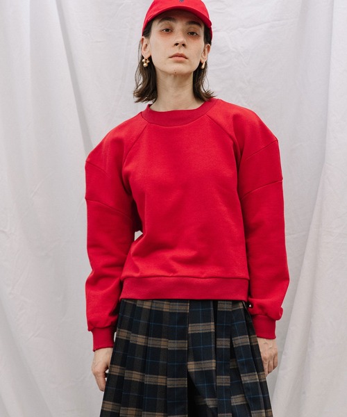 MARECHAL TERRE（マルシャルテル）の「カラースウェットトップス（スウェット・レディース・グレー/ブラック/ダークブルー/ホワイト/レッド・MEDIUM）」の13枚目の写真