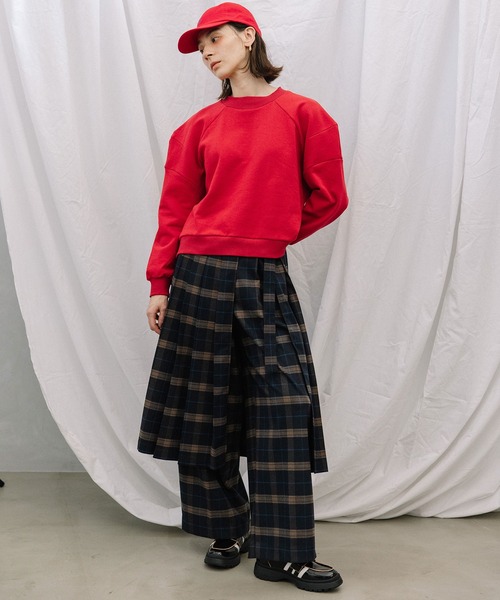 MARECHAL TERRE（マルシャルテル）の「カラースウェットトップス（スウェット・レディース・グレー/ブラック/ダークブルー/ホワイト/レッド・MEDIUM）」の12枚目の写真