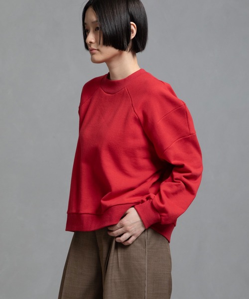 MARECHAL TERRE（マルシャルテル）の「カラースウェットトップス（スウェット・レディース・グレー/ブラック/ダークブルー/ホワイト/レッド・MEDIUM）」の10枚目の写真