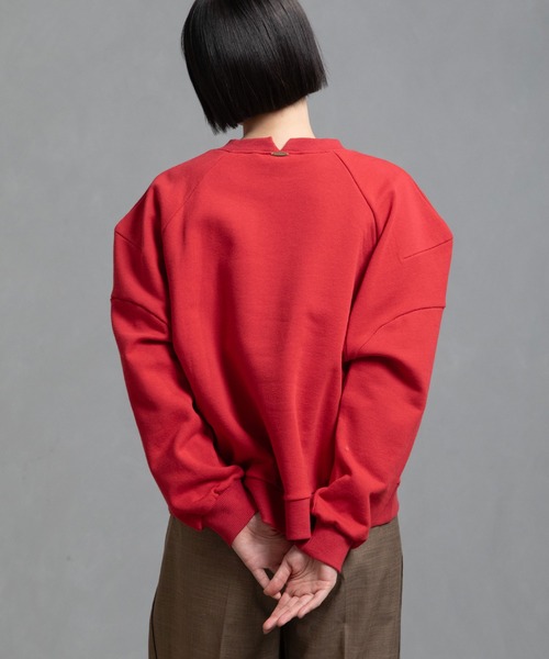 MARECHAL TERRE（マルシャルテル）の「カラースウェットトップス（スウェット・レディース・グレー/ブラック/ダークブルー/ホワイト/レッド・MEDIUM）」の9枚目の写真