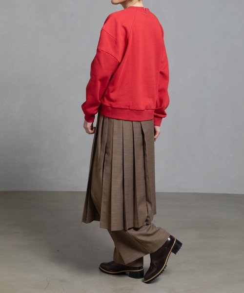 MARECHAL TERRE（マルシャルテル）の「カラースウェットトップス（スウェット・レディース・グレー/ブラック/ダークブルー/ホワイト/レッド・MEDIUM）」の7枚目の写真