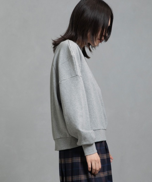 MARECHAL TERRE（マルシャルテル）の「カラースウェットトップス（スウェット・レディース・グレー/ブラック/ダークブルー/ホワイト/レッド・MEDIUM）」の19枚目の写真