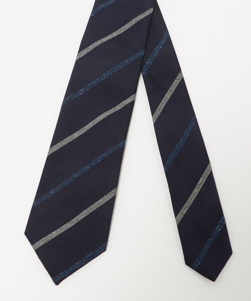UNITED ARROWS（ユナイテッドアローズ）の「２トーン レジメンタル ネクタイ（ネクタイ・メンズ・ダークブラウン/ネイビー/ダークグレー・FREE）」の11枚目の写真