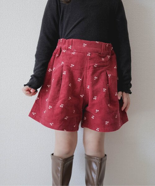 apres les cours（アプレレクール）の「【WEB限定/ジュニア対応】まいにちショートパンツ（その他パンツ・キッズ・ラベンダー/ベージュ/ブラック/ワインレッド/ピンク/ネイビー/その他3・100/120/110/140/130/90/80）」の7枚目の写真