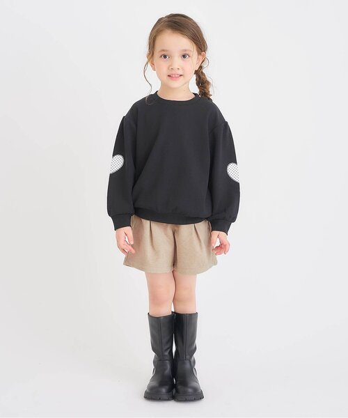 apres les cours（アプレレクール）の「【WEB限定/ジュニア対応】まいにちショートパンツ（その他パンツ・キッズ・ラベンダー/ベージュ/ブラック/ワインレッド/ピンク/ネイビー/その他3・100/120/110/140/130/90/80）」の8枚目の写真