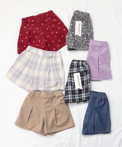 apres les cours（アプレレクール）の「【WEB限定/ジュニア対応】まいにちショートパンツ（その他パンツ・キッズ・ラベンダー/ベージュ/ブラック/ワインレッド/ピンク/ネイビー/その他3・100/120/110/140/130/90/80）」の11枚目の写真