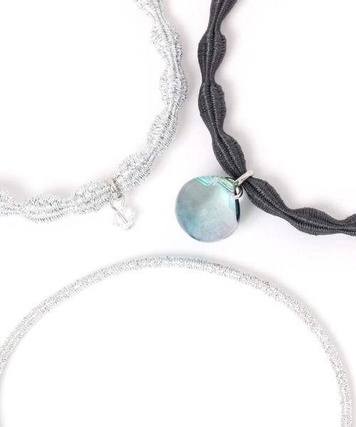 studio CLIP（スタディオクリップ）の「パーツ付き 3SETゴム（ヘアゴム・レディース・ブラウン/その他1/その他2・FREE）」の7枚目の写真