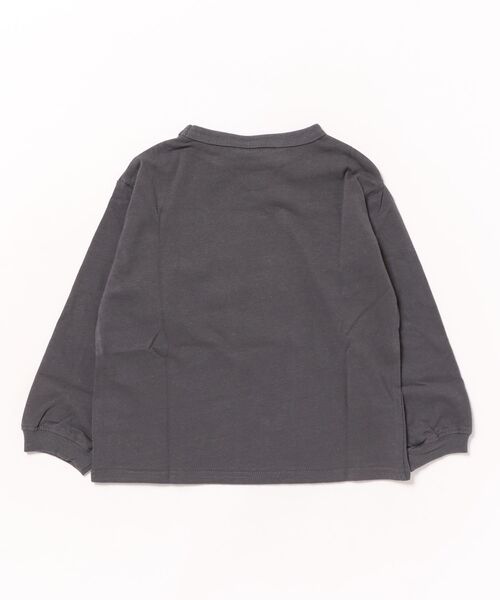 ZERO standerd（ゼロスタンダード）の「ゼロスタンダード FABRIC　ロングＴシャツ（Tシャツ/カットソー・キッズ・サンドベージュ/ベージュ/チャコールグレー・110cm/120cm/130cm/140cm/150cm/160cm/100cm）」の15枚目の写真