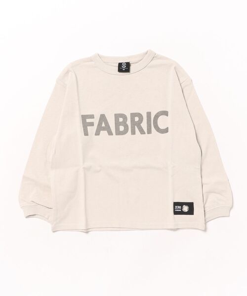 ZERO standerd（ゼロスタンダード）の「ゼロスタンダード FABRIC　ロングＴシャツ（Tシャツ/カットソー・キッズ・サンドベージュ/ベージュ/チャコールグレー・110cm/120cm/130cm/140cm/150cm/160cm/100cm）」の12枚目の写真