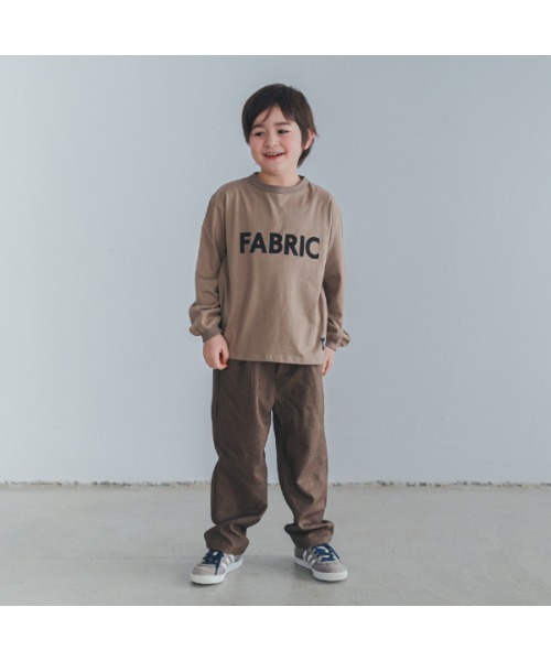 ZERO standerd（ゼロスタンダード）の「ゼロスタンダード FABRIC　ロングＴシャツ（Tシャツ/カットソー・キッズ・サンドベージュ/ベージュ/チャコールグレー・110cm/120cm/130cm/140cm/150cm/160cm/100cm）」の8枚目の写真