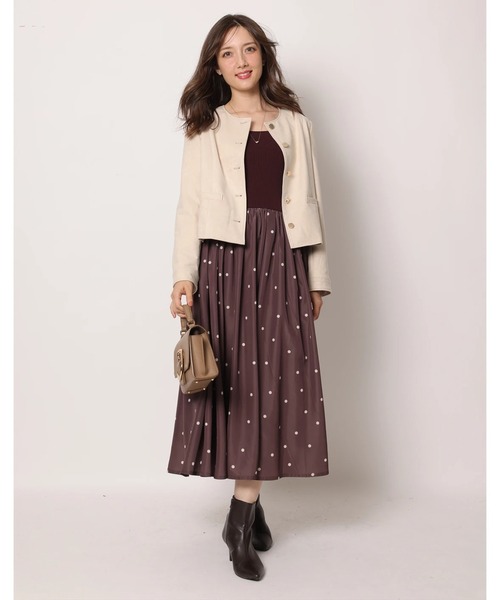 スエードノーカラージャケット（その他アウター）｜Apuweiser-riche