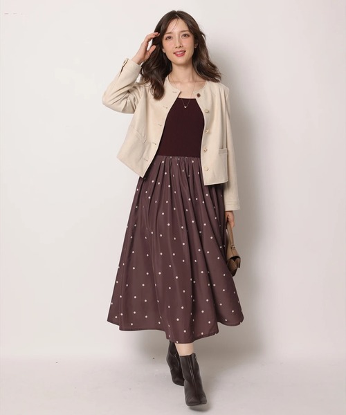 Apuweiser-riche（アプワイザーリッシェ）の「スエードノーカラージャケット（その他アウター・レディース・ベージュ系その他・2/1）」の14枚目の写真