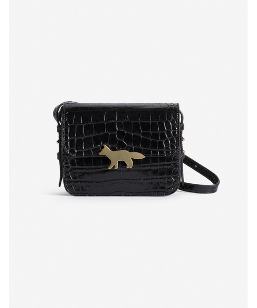 Maison Kitsune(メゾンキツネ)の「EDIE BAG(ショルダーバッグ・レディース・ブラック/ワインレッド・U)」の3枚目の写真