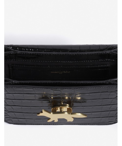 Maison Kitsune(メゾンキツネ)の「EDIE BAG(ショルダーバッグ・レディース・ブラック/ワインレッド・U)」の7枚目の写真