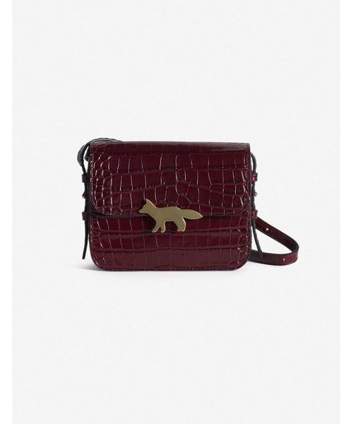 Maison Kitsune(メゾンキツネ)の「EDIE BAG(ショルダーバッグ・レディース・ブラック/ワインレッド・U)」の11枚目の写真