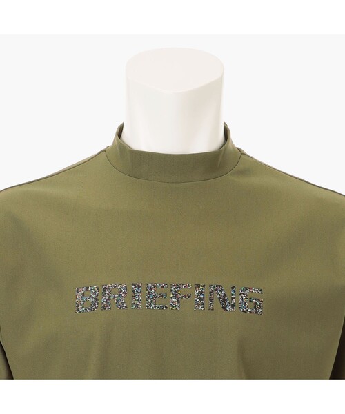 BRIEFING（ブリーフィング）の「【BRIEFING GOLF／ブリーフィングゴルフ】MENS EARTH HIGHNECK （リラックスフィット）（Tシャツ/カットソー・メンズ・ブラック/ホワイト/オリーブ・L/M）」の7枚目の写真