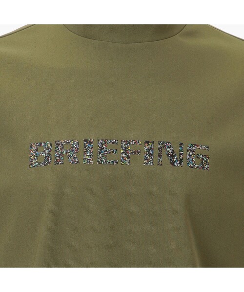 BRIEFING（ブリーフィング）の「【BRIEFING GOLF／ブリーフィングゴルフ】MENS EARTH HIGHNECK （リラックスフィット）（Tシャツ/カットソー・メンズ・ブラック/ホワイト/オリーブ・L/M）」の8枚目の写真
