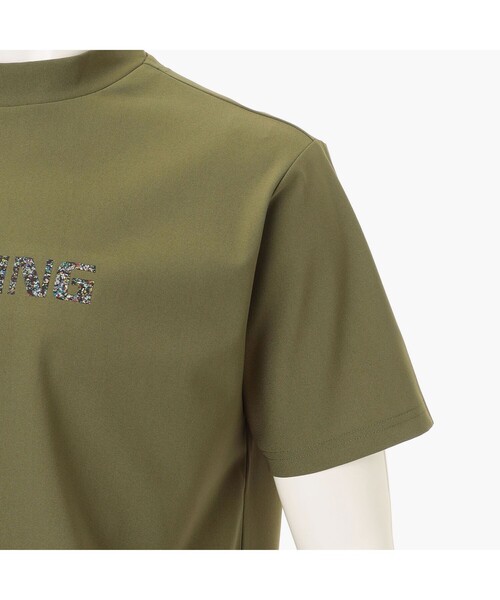 BRIEFING（ブリーフィング）の「【BRIEFING GOLF／ブリーフィングゴルフ】MENS EARTH HIGHNECK （リラックスフィット）（Tシャツ/カットソー・メンズ・ブラック/ホワイト/オリーブ・L/M）」の10枚目の写真