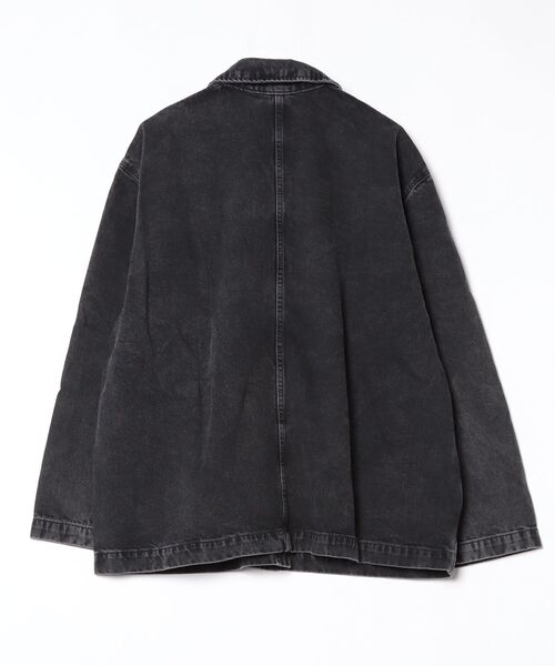 marimekko(マリメッコ)の「【Maridenim】 Poweri Unikko / jacket(デニムジャケット・レディース・ブラック・MEDIUM)」の3枚目の写真