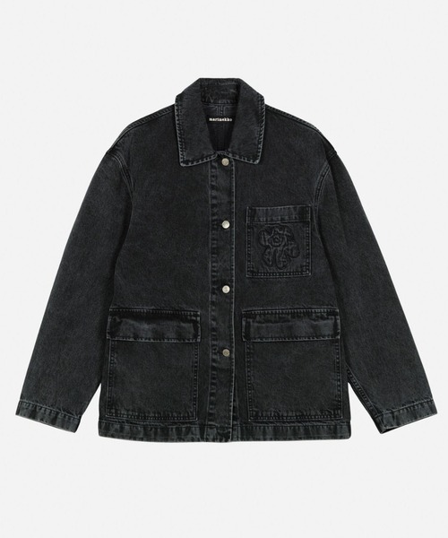 マリメッコ　デニム調ジャケット Maridenim Murros Unikko Placement デニムジャケット | Maija