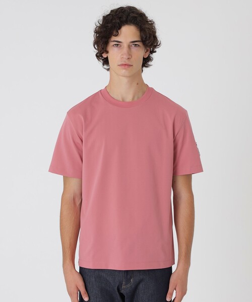 BLACK LABEL CRESTBRIDGE(ブラックレーベル・クレストブリッジ)の「10カラーレタードスリーブTシャツ(Tシャツ/カットソー・メンズ・レッド系その他/ベージュ系その他/ピンク系その他2/ネイビー/オフホワイト/ブルー/ライトイエロー/グレー系その他/ブラック/ブルー系その他4・M/L/XL)」の9枚目の写真