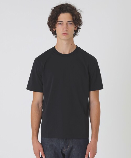 BLACK LABEL CRESTBRIDGE(ブラックレーベル・クレストブリッジ)の「10カラーレタードスリーブTシャツ(Tシャツ/カットソー・メンズ・レッド系その他/ベージュ系その他/ピンク系その他2/ネイビー/オフホワイト/ブルー/ライトイエロー/グレー系その他/ブラック/ブルー系その他4・M/L/XL)」の3枚目の写真