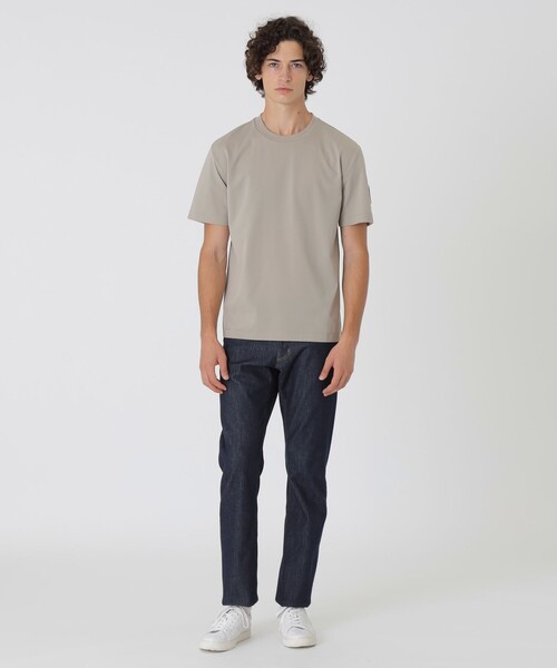 BLACK LABEL CRESTBRIDGE(ブラックレーベル・クレストブリッジ)の「10カラーレタードスリーブTシャツ(Tシャツ/カットソー・メンズ・レッド系その他/ベージュ系その他/ピンク系その他2/ネイビー/オフホワイト/ブルー/ライトイエロー/グレー系その他/ブラック/ブルー系その他4・M/L/XL)」の20枚目の写真