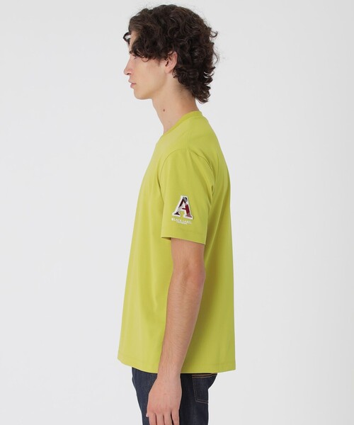 BLACK LABEL CRESTBRIDGE(ブラックレーベル・クレストブリッジ)の「10カラーレタードスリーブTシャツ(Tシャツ/カットソー・メンズ・レッド系その他/ベージュ系その他/ピンク系その他2/ネイビー/オフホワイト/ブルー/ライトイエロー/グレー系その他/ブラック/ブルー系その他4・M/L/XL)」の14枚目の写真
