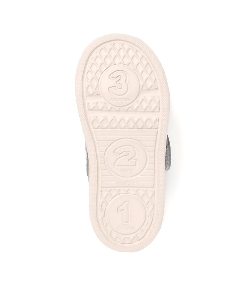 IFME（イフミー）の「KIDS｜ifme CALIN フラワーブーケスニーカー[リンクコーデ]（スニーカー・キッズ・ベージュ/パープル/グレー・15.0cm/15.5cm/16.0cm/16.5cm/17.0cm/17.5cm/18.0cm/18.5cm/19.0cm/19.5cm/20.0cm/20.5cm/21.0cm）」の17枚目の写真