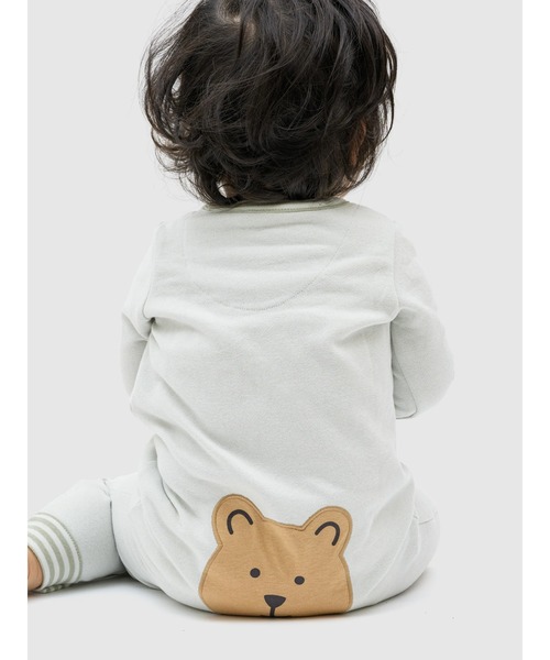 GAP（ギャップ）の「ブラナンベア ボディオール (ベビー)（ロンパース・キッズ・ベージュ/ライトブルー/ピンク・60cm/50cm/80ｃｍ/70cm）」の3枚目の写真