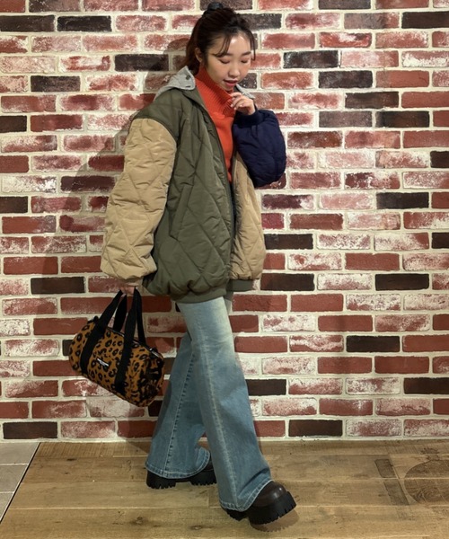 キルティングフードブルゾン（ブルゾン）｜RODEO CROWNS WIDE BOWL