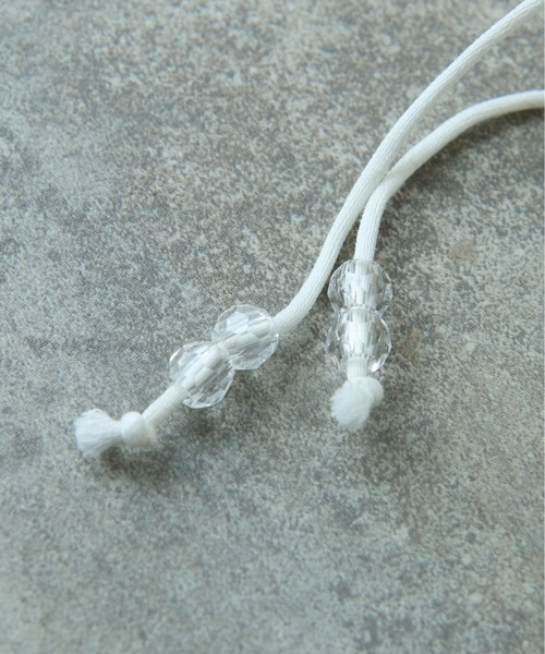 bulle de savon（ビュルデサボン）の「踊るはなジャカード 巾着バッグ（ハンドバッグ・レディース・チャコールグレー/キナリ・FREE）」の11枚目の写真